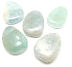 R. M. ékszer Átfúrt Akvamarin csepp medál (020513)