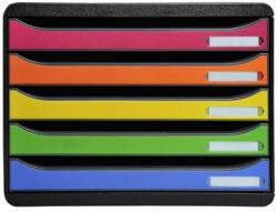 Exacompta Irattároló, műanyag, 5 fiókos, EXACOMPTA "Big-Box Plus Horizon Iderama (308798D) - iroszer24