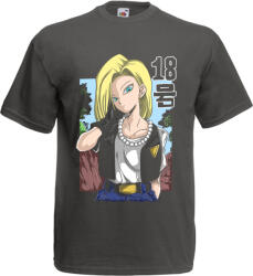  Dragon Ball Android 18 - Férfi Póló (163192)