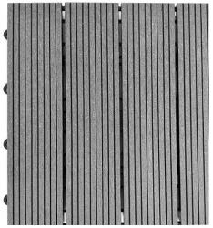  ДЕКИНГ ПЛОЧКА WPC GARDEN 30x30см АНТРАЦИТ (FR-DT08135)