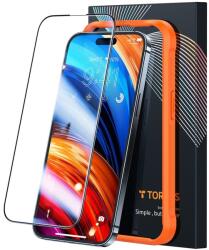  Folie pentru iPhone 15 Pro - Torras GlassGo Tempered Screen Protector - Negru