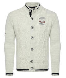 Carisma pulover bărbătesc 7806 închidere cu nasturi Ecru 3XL