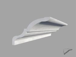 Fabrica De Profile Bagheta de colt / Cornisa de interior BC17 dimensiuni 100x115x2000mm (BC17)