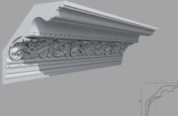 Fabrica De Profile Bagheta de colt / Cornisa de interior poliuretan BC36 dimensiuni 150x160x2000mm (BC36)