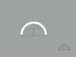 Fabrica De Profile Arcada BR01 din poliuretan ARCBR01-400 de dimensiuni 200x20x400mm (ARCBR01-400)