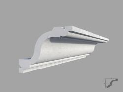 Fabrica De Profile Bagheta de colt / Cornisa de interior poliuretan BC37 dimensiuni 96.5x96.5x2000mm (BC37)