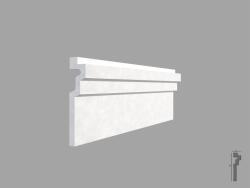 Fabrica De Profile Bagheta de colt / Cornisa de interior BC30 dimensiuni 165x30x2000mm (BC30)