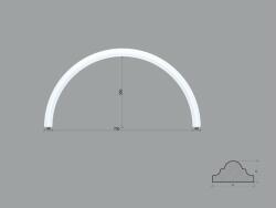 Fabrica De Profile Arcada BR01 din poliuretan ARCBR01-700 de dimensiuni 350x20x700mm (ARCBR01-700)