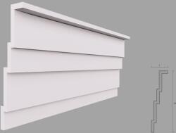 Fabrica De Profile Bagheta de colt / Cornisa de interior BC15 dimensiuni 225x60x2000mm (BC15)