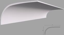Fabrica De Profile Bagheta de colt / Cornisa de interior BC34 dimensiuni 160x80x2000mm (BC34)