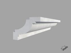 Fabrica De Profile Bagheta de colt / Cornisa de interior BC28-08 dimensiuni 80x80x2000mm (BC28-08)