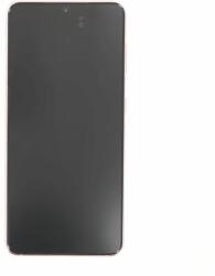 Samsung Üveg és LCD képernyő Samsung Galaxy S21 5G / SM-G991, eredeti, rózsaszín (17785)