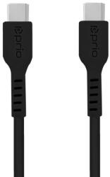 Prio Adatkábel az USB-C 2.0-tól az USB-C 2.0 tápellátásig, 100 W, fekete, 0, 6 m (18106)
