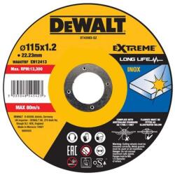 DEWALT Tartozékok - Vágótárcsa rozsdamentes acélhoz 115x22, 2 mm DT43903 (DT43903)