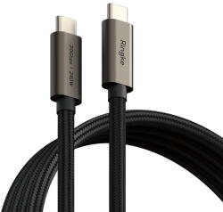 Ringke USB-C 3.2 Gen 2x2, 240W, 20Gb/s, negru, 2m