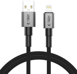 Tech-Protect Cablu Tech Protect UltraBoost DNA Lightning 15W 2.4A 100cm Iron Grey