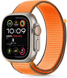 Tech-Protect Nylon Apple Watch 6 / 7 / 8 / 9 / 10 / Se / Ultra 1 / 2 (44 / 45 / 46 / 49 Mm) Kumquat - pcone