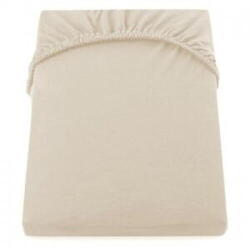 Mally Home Cearceaf De Pat Cu Elastic 200*200+25 Cm Yuny Mally Home - 100c - Cream (CRFEL200*200CREM) - pcone Lenjerie de pat