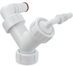 Alcaplast P149Z mosógép szifon dupla csonk fehér (P149Z) (P149Z)