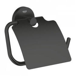 GROHE Essentials fedeles WC papír tartó matt fekete (1024652430) (GR-1024652430)