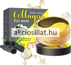 SADOER Collagen Bamboo Charcoal Eye Mask szemmaszk 60db/30 pár