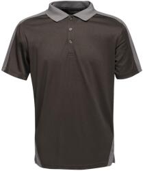 Regatta Férfi kontrasztos Coolweave póló póló S fekete|mályva|szürke