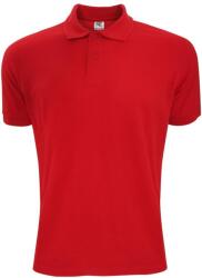 SG Lighting Férfi polipamut rövid ujjú póló pólóing 2XL vörös