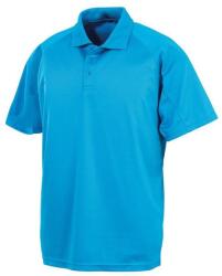 SPIRO Impact Mens Performance Aircool Polo póló póló S kék