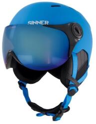 SINNER Sí és snowboardsisak SINNER Typhoon Visor, Kék, Unisex 55-58 CM kék