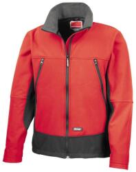 RESULT Férfi Softshell Activity vízálló szélálló kabát 2XL fekete|vörös