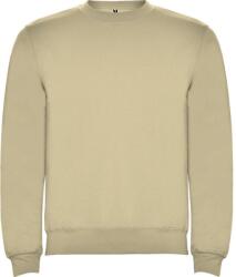 Roly Unisex felnőtt Clasica Crew nyakú pulóver XS bézs
