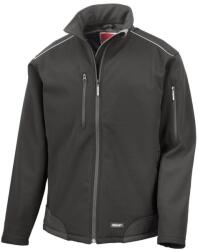 RESULT Férfi Ripstop Soft Shell légáteresztő kabát 4XL barna|fekete|zöld