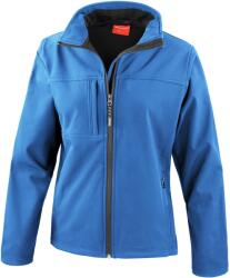 RESULT Női Softshell Premium 3 rétegű teljesítmény kabát (vízálló, szélálló és M kék