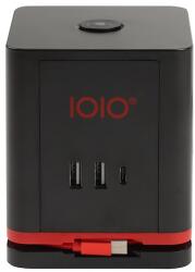 IOIO Kábel hosszabbító IOIO 3 aljzat 1, 5m, 2xUSB-A, 1xUSB-C fekete 41213 (41213)