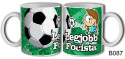  Bögre - Legjobb Focista - Ajándék ötlet focikedvelőknek (B087 07.27)