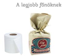  WC papír - Legjobb Főnök - Vicces ajándék ötlet főnöknek (TP006)