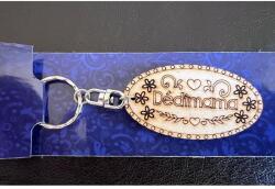 Kulcstartó - Gravírozott fa - Dédimama - Ajándék dédimamának (FKT163 07.27.)