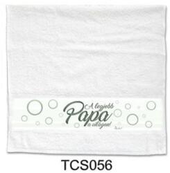  Törölköző - Legjobb papa a világon - Ajándék Nagypapának (TCS056)