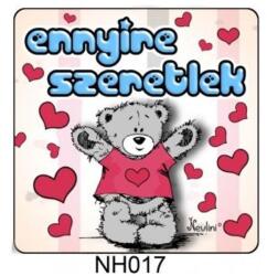  Hűtőmágnes-Ennyire szeretlek - Szerelmes ajándék - Valentin napi ajándék (590)