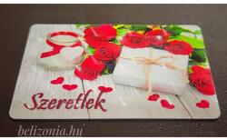  Hűtőmágnes - Szeretlek Rózsa mintával - Szerelmes ajándékok - Valentin napi ajándékok (2906-1)