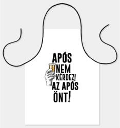  Vicces Kötény - Após nem kérdez, após önt - Vicces Ajándék - Piás Ajándékok (KX086)