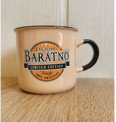 Retro Bögre - Legjobb Barátnő - sárga - Ajándék barátnőnek (RB043)