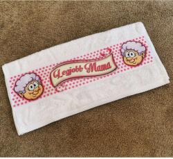  Törölköző - Legjobb mama - Ajándék Nagymamának (TCS019)