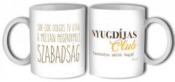 Bögre - Nyugdíjas Club - Ajándék nyugdíjas búcsúztatóra (B647 11.09.)