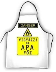  Kötény - Ma apa főz - Ajándék Apának - Apák napi ajándék (K019)