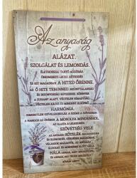  Dísztábla nagy - Az anyaság - Ajándék Anyának - Anyák napi ajándék (12597)