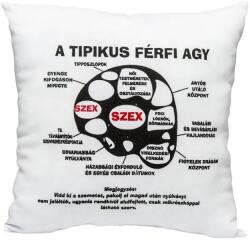  Tipikus férfi agy párna - Vicces ajándék - Ajándék ötlet Férfiaknak (80528)