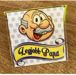Hűtőmágnes-Legjobb Papa - Ajándék Nagypapának (NH020)