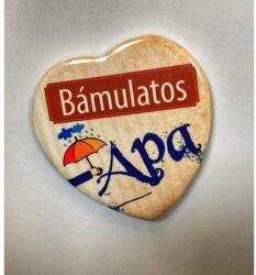 Kerámia hűtőmágnes - Bámulatos Apa - Ajándék Apának - Apák napi ajándék (2430-1)