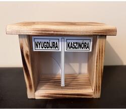  Vicces persely Nyugdíjra- kaszinóra felirattal - Ajándék ötlet nyugdíjas búcsúztatóra (6149)